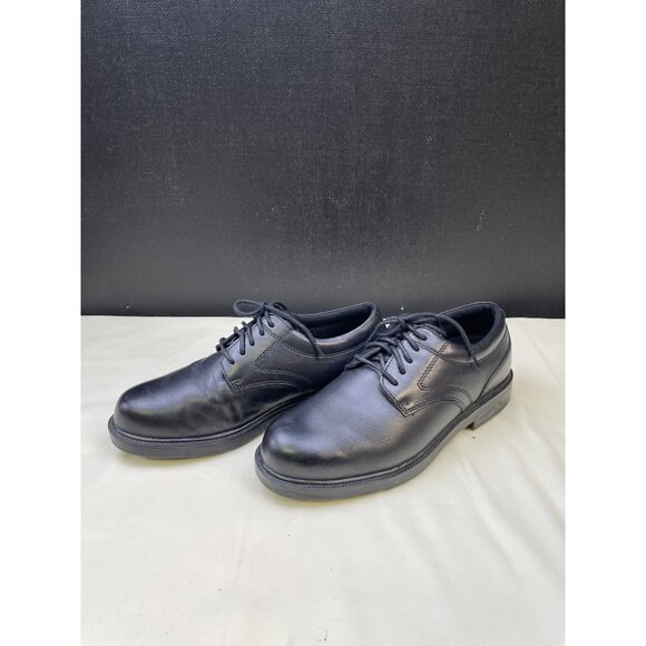 Nunn Bush Men\'s Black Leather Casual Comfort Gel Shoes Size 8M SKU 5397